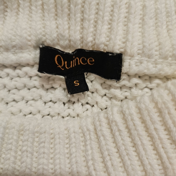 Quince Ivory Textured Knit Sweater - Picture 2 of 3